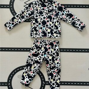 Burton Tangranimals Kids Fleece Base Layer Set Long Sleeve + Long Pants